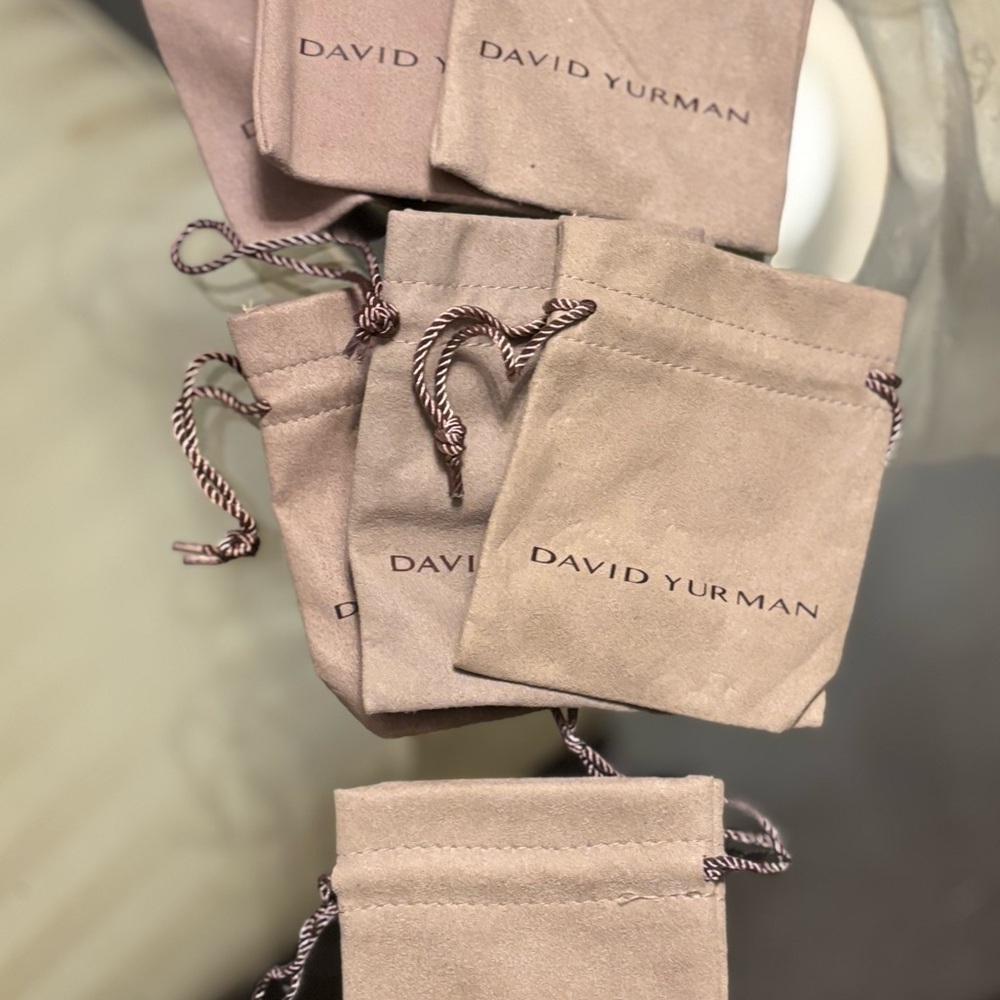 David Yurman Suede Pouch Set
